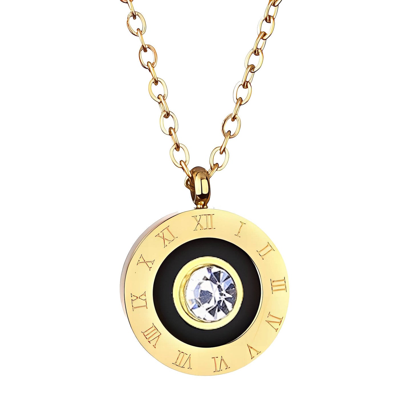 Crystal Noir Necklace