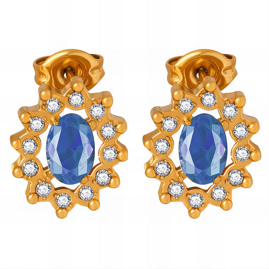 Sapphire Glow Earrings
