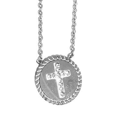Crystal Cross Necklace