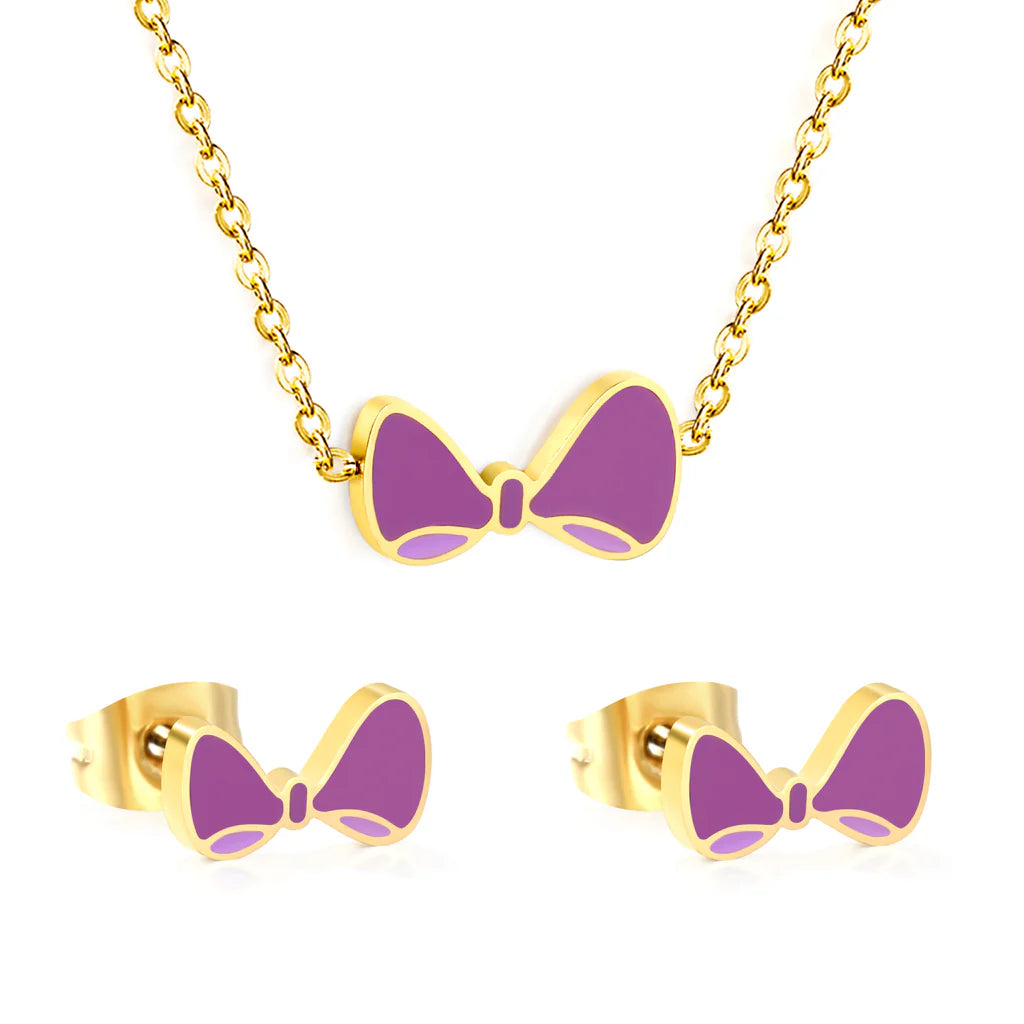 Lilac Bows Set